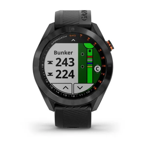 Garmin Approach S40 | Light Gold PVD Coated with White Band