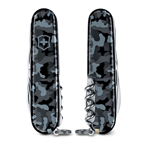 Нож Victorinox Huntsman, 91 мм, 15 функций, морской камуфляж 1.3713.942 от прозводителя Victorinox