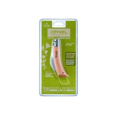 Нож садовый Opinel №8, нержавеющая сталь, с изогнутым лезвием, блистер, 000656 000656 от прозводителя Opinel