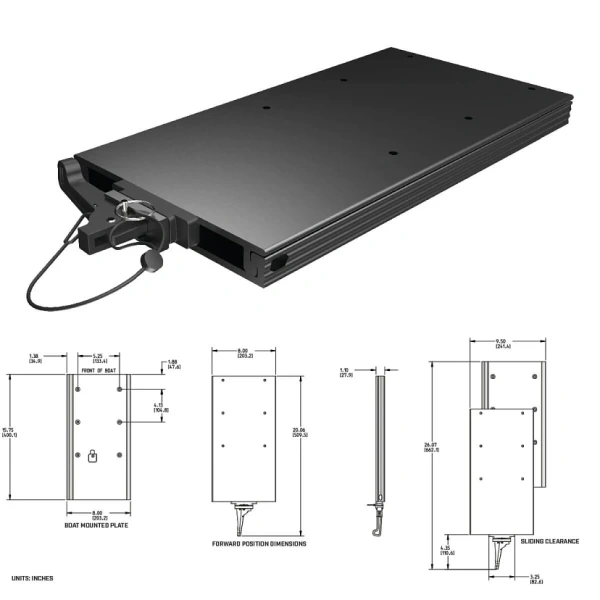 Quick Release Bracket / MKA-51 1854051 от прозводителя Minn Kota