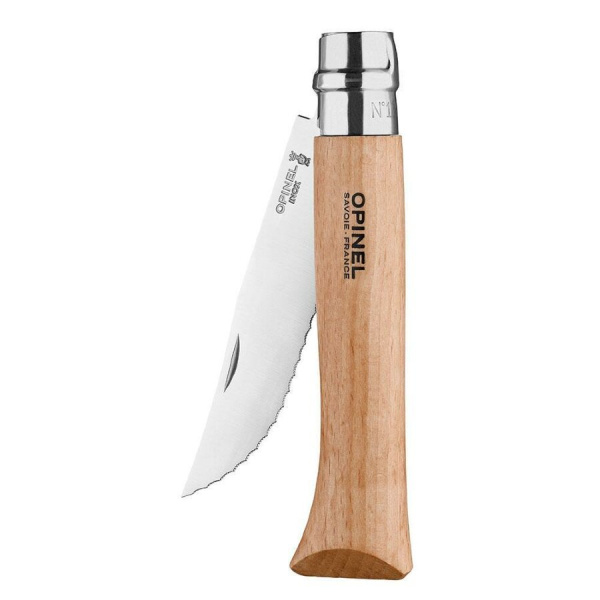 Нож Opinel №12, нержавеющая сталь, рукоять из бука, серрейторная заточка, 002441 002441 от прозводителя Opinel
