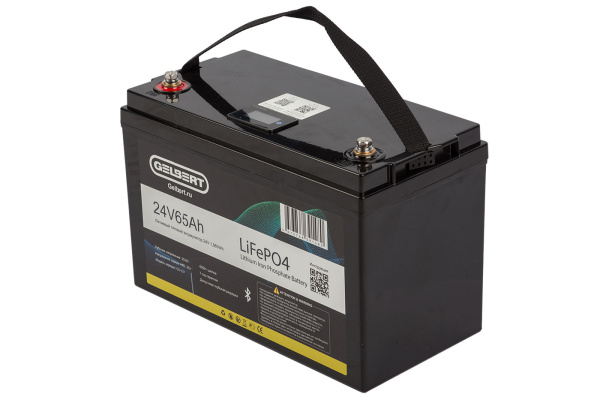 Аккумуляторная батарея литиевая Gelbert LiFePO4 (24V/65Ah/65A) BT/Display 182 от прозводителя Gelbert