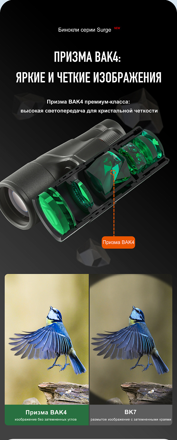Бинокль Eyeskey Surge - 10x50