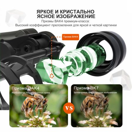 Бинокль Eyeskey Whisper - 10x50 EyeS-B149 от прозводителя Eyeskey