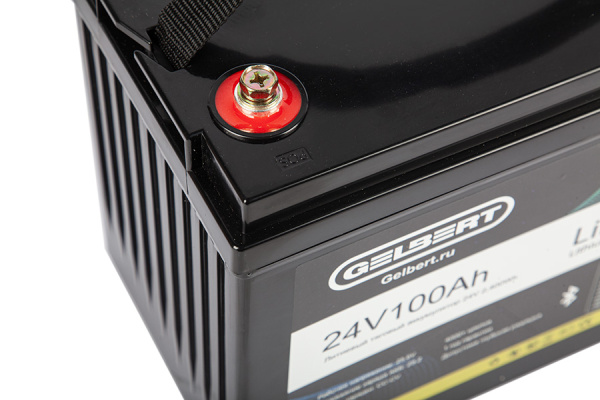 Аккумуляторная батарея литиевая Gelbert LiFePO4 (24V/100Ah/120A) Bluetooth 184 от прозводителя Gelbert