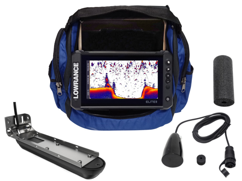 Комплект Lowrance Elite-9 FS с AI 3-in-1 + Ice Transducer