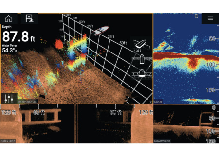 Raymarine AXIOM 9 PRO-RVX 1 кВт, DownVision, SideVision и RealVision 3D