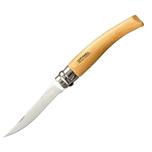 Нож филейный Opinel №8, нержавеющая сталь, рукоять из дерева бука, 000516 000516 от прозводителя Opinel