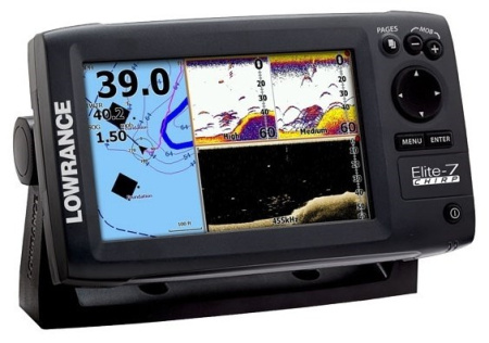 Lowrance Elite-7 CHIRP (50/200+455/800kHz)