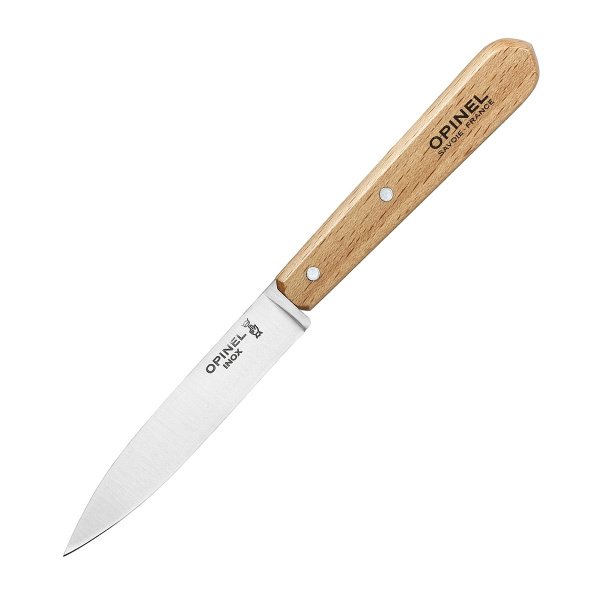 Нож для чистки овощей Opinel №112, деревянная рукоять, нержавеющая сталь, блистер, 001913 001913 от прозводителя Opinel